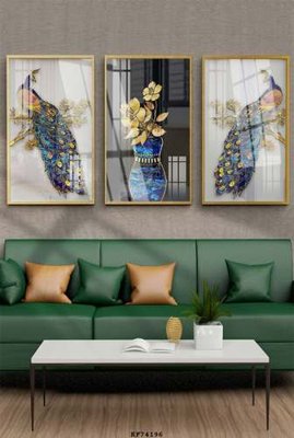 File in ấn File tranh hiện đại pha lê gương KF74196 (bản gốc) sắc nét