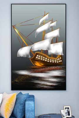 Ảnh mô tả file gốc in mica File tranh hiện đại pha lê gương KF74213