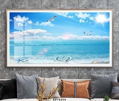 Tải file File tranh hiện đại pha lê gương KF74254 (gốc) chủ đề hoa sen