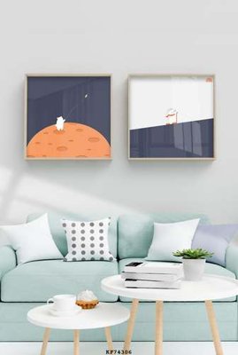 Download file tranh PSD File tranh hiện đại pha lê gương KF74306 để chỉnh sửa