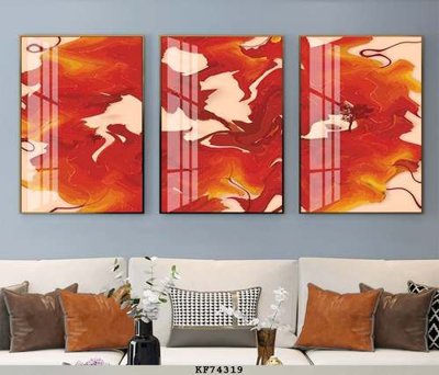 File tranh in trần File tranh hiện đại pha lê gương KF74319 (ảnh gốc siêu nét)