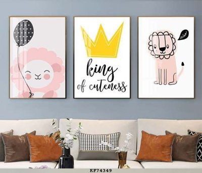 File in ấn File tranh hiện đại pha lê gương KF74349 (bản gốc) sắc nét