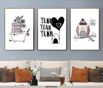 File in trần File tranh hiện đại pha lê gương KF74350 (bản gốc) đại dương