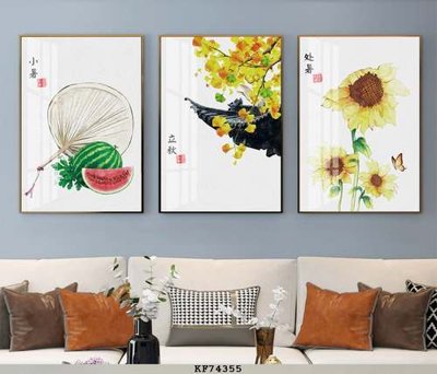 File gốc File tranh hiện đại pha lê gương KF74355 (in tráng gương) hiện đại