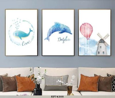 File gốc File tranh hiện đại pha lê gương KF74388 (in lụa) tranh thuận buồm