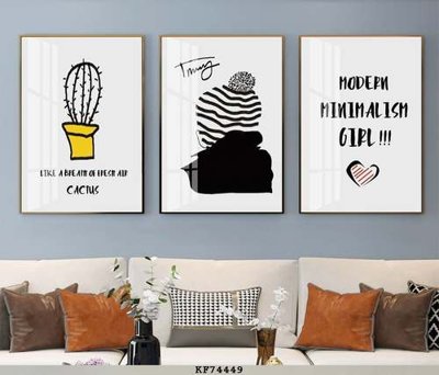 File in trần File tranh hiện đại pha lê gương KF74449 (bản gốc) 5D