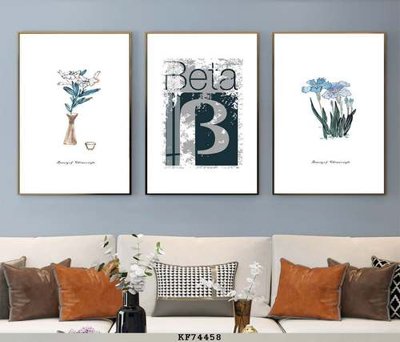 File tranh in trần 3D File tranh hiện đại pha lê gương KF74458 (ảnh gốc)