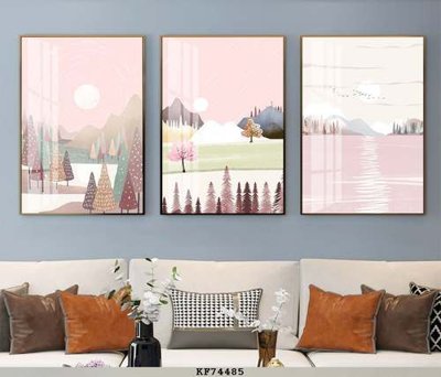 File gốc File tranh hiện đại pha lê gương KF74485 (dành cho trang trí nội thất)