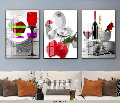 Download file File tranh hiện đại pha lê gương KF74507 (gốc) in mica cao cấp