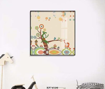 Ảnh gốc File tranh hiện đại pha lê gương KF74526 (độ nét cao) in mica