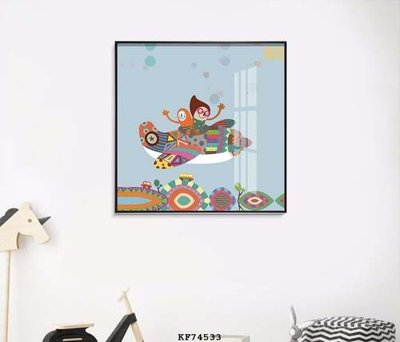 File in mica File tranh hiện đại pha lê gương KF74533 (bản gốc) siêu trong