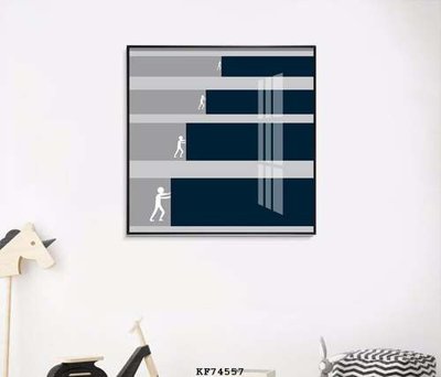 File gốc File tranh hiện đại pha lê gương KF74557 (in lụa) tranh mã đáo