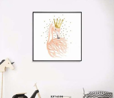 File gốc File tranh hiện đại pha lê gương KF74558 (in lụa) tranh phong thủy