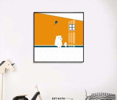 File tranh File tranh hiện đại pha lê gương KF74572 (gốc) in trên kính