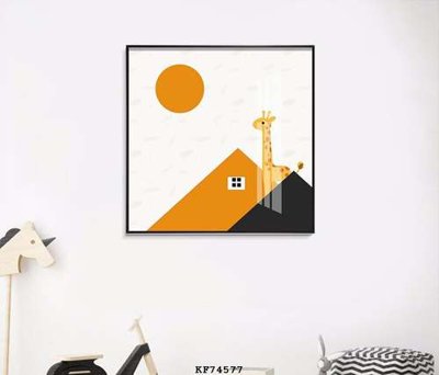 File in ấn File tranh hiện đại pha lê gương KF74577 (bản gốc) cao cấp