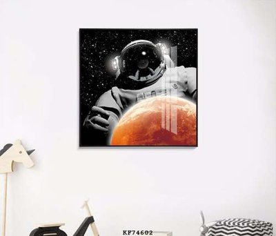 File tranh File tranh hiện đại pha lê gương KF74602 (gốc) chủ đề động vật