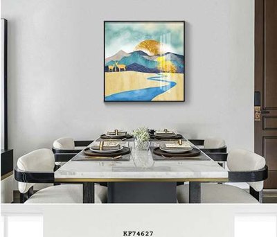 Download file tranh File tranh hiện đại pha lê gương KF74627 (file gốc PSD)