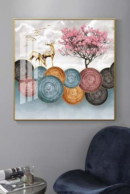 Download file gốc File tranh hiện đại pha lê gương KF74632 (độ nét cao)