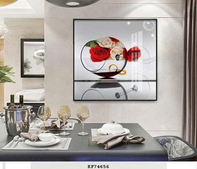 File gốc File tranh hiện đại pha lê gương KF74656 (phong cách) tối giản