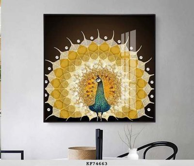 File in ấn File tranh hiện đại pha lê gương KF74663 (bản gốc) cao cấp