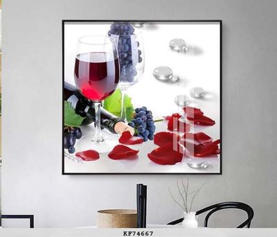 File gốc File tranh hiện đại pha lê gương KF74667 (in tráng gương) nghệ thuật