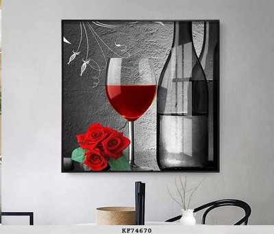 Tải file gốc File tranh hiện đại pha lê gương KF74670 (in không vỡ ảnh)