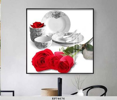 File tranh in tráng gương File tranh hiện đại pha lê gương KF74676 (siêu nét)