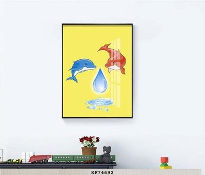 Ảnh gốc File tranh hiện đại pha lê gương KF74692 (siêu chi tiết) để in ấn