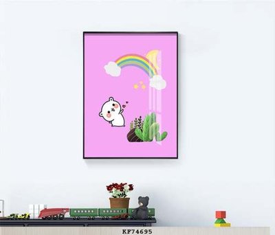 File gốc File tranh hiện đại pha lê gương KF74695 (ảnh chi tiết) để in lụa