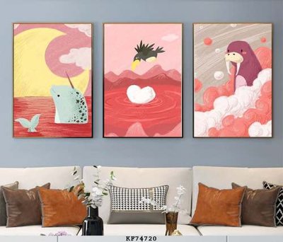 File gốc File tranh hiện đại pha lê gương KF74720 (cho in 3D) độc đáo