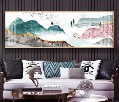 File in lụa File tranh hiện đại pha lê gương KF74765 (tân cổ điển) File tranh hiện đại pha lê gương KF74765