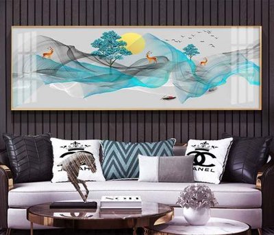 File tranh File tranh hiện đại pha lê gương KF74790 (gốc) in backlit film