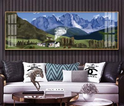 Download file gốc File tranh hiện đại pha lê gương KF74800 (in lụa) cao cấp