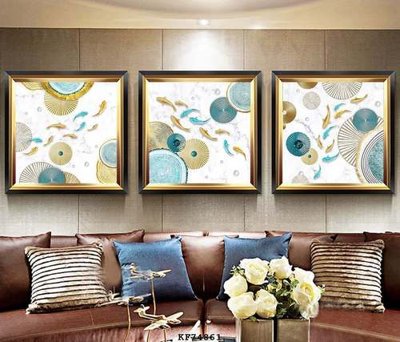 File in trần File tranh hiện đại pha lê gương KF74861 (bản gốc) phong cảnh