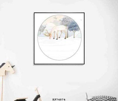 File in lụa File tranh hiện đại pha lê gương KF74874 (hoa văn) File tranh hiện đại pha lê gương KF74874