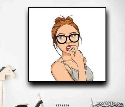 File PSD File tranh hiện đại pha lê gương KF74884 (bản gốc) cho nhà in