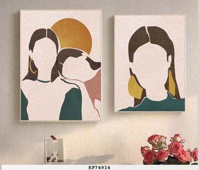 Tải file gốc File tranh hiện đại pha lê gương KF74914 dùng cho in ấn