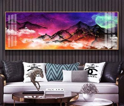 File gốc File tranh hiện đại pha lê gương KF74918 (PNG) trong suốt (transparent)