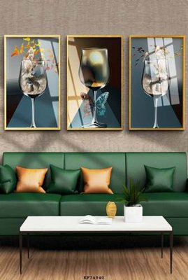 File ảnh File tranh hiện đại pha lê gương KF74940 (gốc) in Hiflex