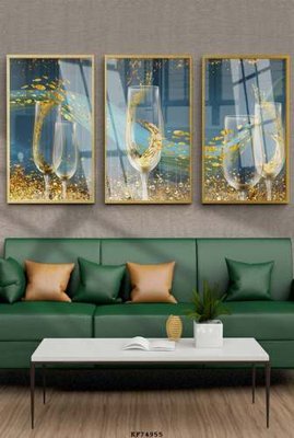 Tải file File tranh hiện đại pha lê gương KF74955 (PSD) cho in ấn quảng cáo