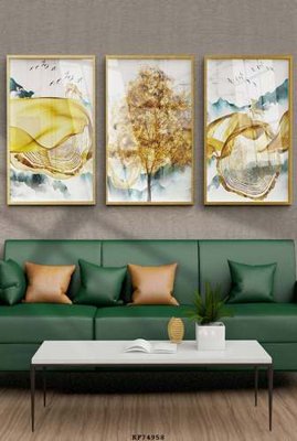 File tranh File tranh hiện đại pha lê gương KF74958 (bản gốc) in canvas