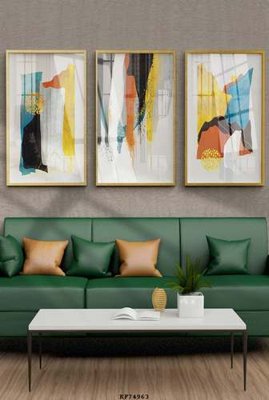 File tranh gốc PSD File tranh hiện đại pha lê gương KF74963 còn nguyên layer