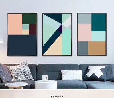 File tranh File tranh hiện đại pha lê gương KF74987 (bản gốc) treo phòng ăn