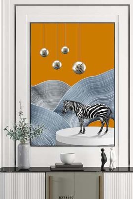 File tranh PSD File tranh hiện đại pha lê gương KF74997 chất lượng cao