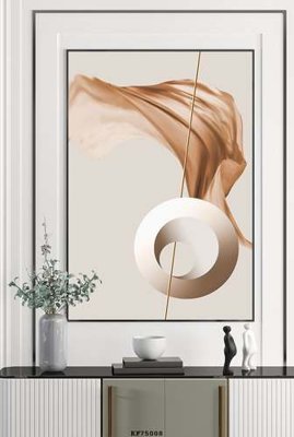 File tranh File tranh hiện đại pha lê gương KF75008 (gốc) in vải canvas