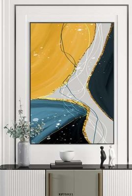 Download file tranh File tranh hiện đại pha lê gương KF75021 (file gốc PSD)