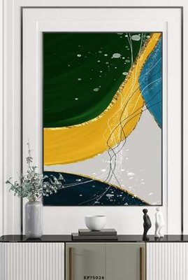 File gốc File tranh hiện đại pha lê gương KF75024 (trang trí) cho phòng khách