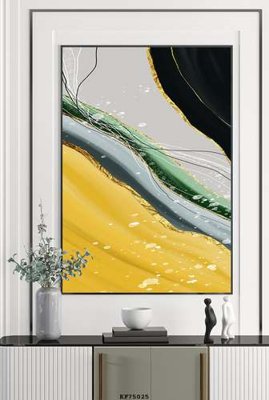 File tranh gốc File tranh hiện đại pha lê gương KF75025 (bản quyền) file PSD