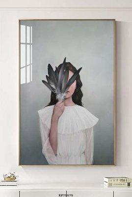 File tranh File tranh hiện đại pha lê gương KF75075 (ảnh gốc) độc quyền