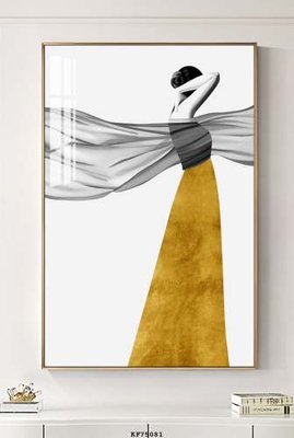 File gốc File tranh hiện đại pha lê gương KF75081 (in lụa) tranh thuận buồm